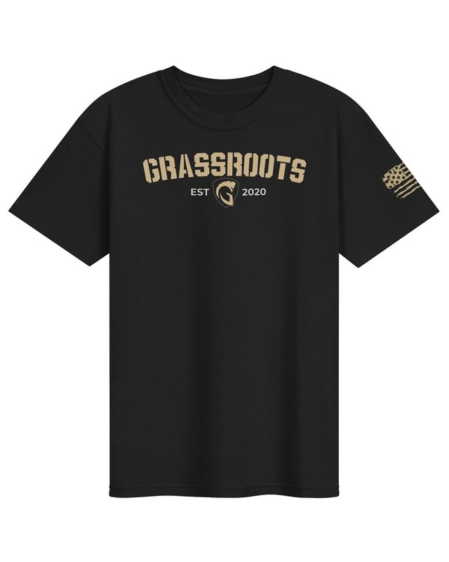 Grassroots EST 2020 T-shirt in Black by Grassroots Army